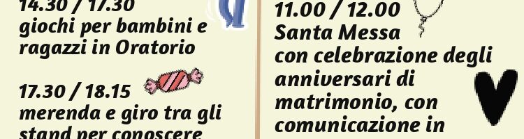 L’8 e il 9 ottobre la Festa della Comunità di Sant’Anna